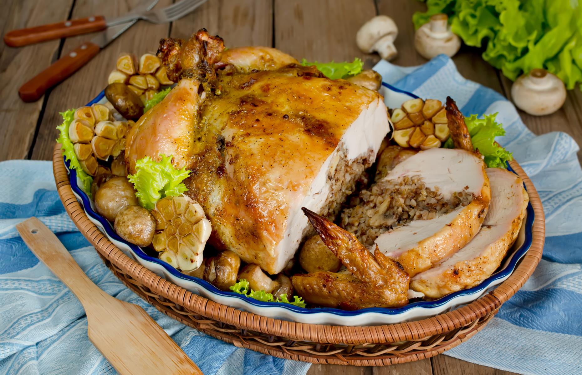 Why do we put stuffing in turkeys?